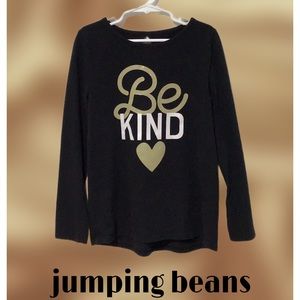 jumping beans, Long Sleeve T-Shirt, Dark Gray, Size 8